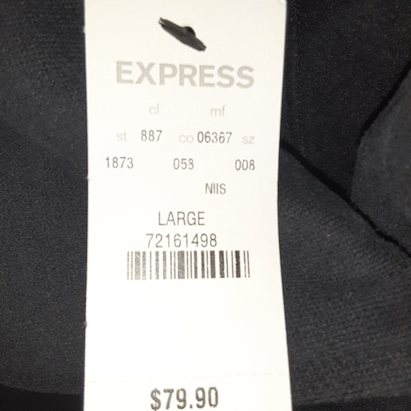 Express slant zip slouch neck fleece - Picture 8 of 10